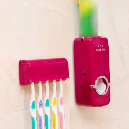 Elegant Toothbrush Holder And Automatic Toothpaste Dispenser